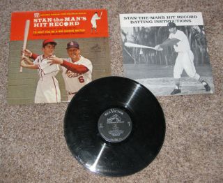 1963 Stan The Man Musial Hit Record - Baseball Playing Instructions Phillips 66