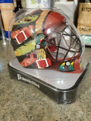 Chicago Blackhawks - Franklin Sports Nhl Mini Goalie Mask Helmet -