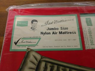 Ted Williams Sears jumbo air mattress in the box 2