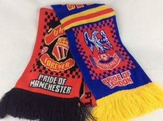 Crystal Palace Manchester United Match Of The Day Nov 2014 Scarf 2