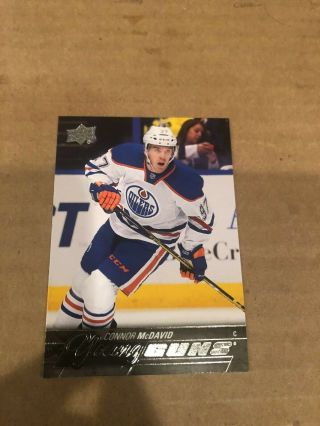 2015/16 Ud Connor Mcdavid Young Guns Rookie Card Shape