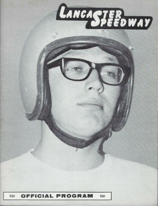 1968 Lancaster Speedway Modified Program - Merv Treichler - Db