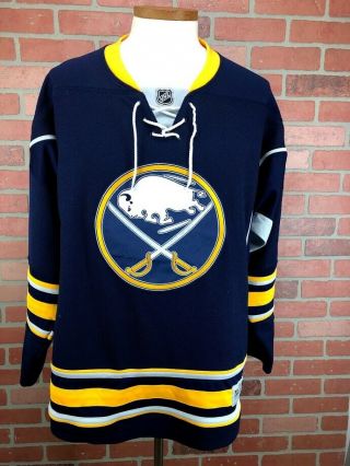 Buffalo Sabres Authentic Reebok Home Ice Hockey Nhl Jersey Blank Back Size Xxl