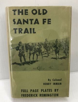 The Old Santa Fe Trail By Henry Inman " Limited Edition " Plates By Remington 1966