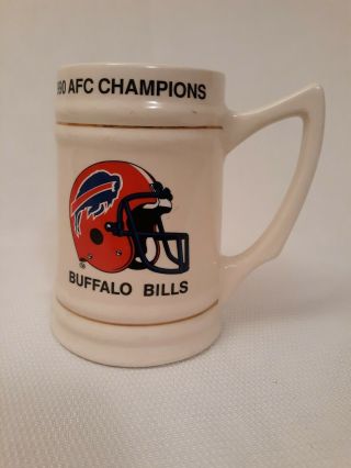 Buffalo Bills 1990 Afc Champions Stein Bowl Xxv