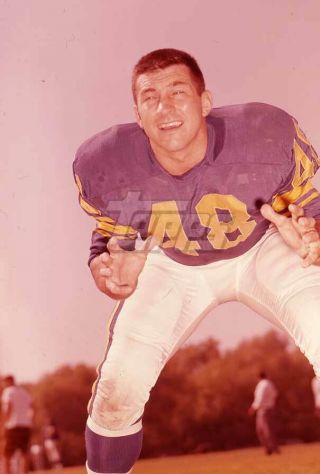 1960 Topps Football Card Color Negative.  Les Richter Rams