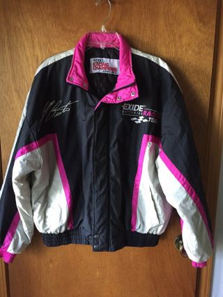 Jeff Burton Exide 99 Racing Champions Nylon Jacket Size Large