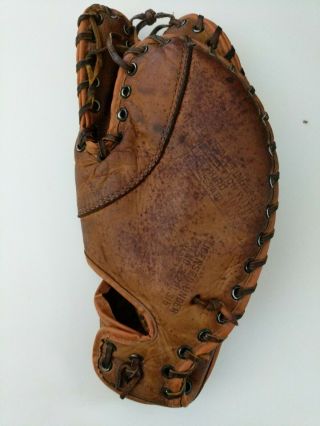 Vintage Jc Higgins 150 1628 Baseball Glove Sears Roebuck First Base Lh Throw