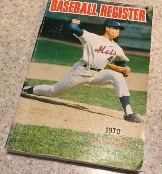 1970 Sporting News Baseball Register Yom Seaver,  York Mets,  Willie Mays