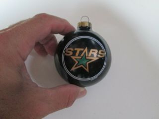 1991 Nhl Minnesota North Stars Hockey Glass Christmas Ornament