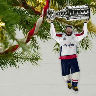 Alex Ovechkin Ornament Hockey 2019 Washington Capitals Stanley Cup - - In Boxs