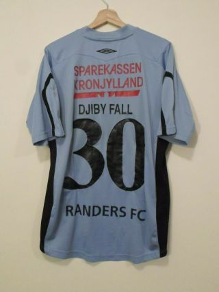 30 Baye Djiby Fall Randers Fc Football Shirt Jersey Size L Umbro Tricot Denmark
