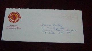 Cleveland Cavaliers Basketball Club Envelope Post Mark 1976 Fan Mail Order Nba