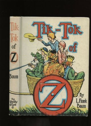 Baum,  L.  Frank: Tik - Tok Of Oz (white Spine) Pc 1st/later