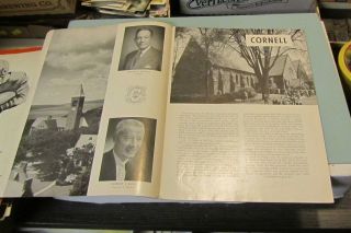 1954 Princeton Tigers Cornell Big Red College Football Game Program Ivy League 2