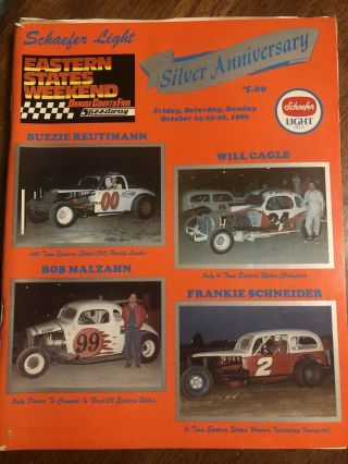 1986 Eastern States Weekend Racing Program Orange County Raceway
