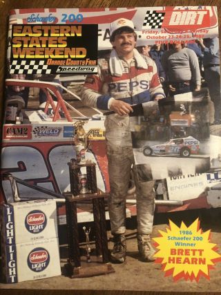 1987 Eastern States Weekend Racing Program Orange County Raceway