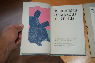 Vtg 1960s MARCUS AURELIUS THE MEDITATIONS Peter Pauper Press HC Slipcover 3