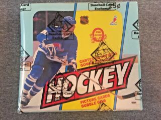 1983 - 84 Opc Hockey Card Box Bbce Box 02 (housley,  Stevens,  Carbonneau)