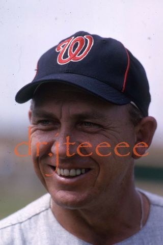 1966 Gil Hodges Washington Senators - 35mm Baseball Slide