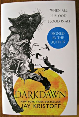 Darkdawn: The Nevernight Chronicle 3 - Jay Kristoff Signed 1/1 Uk Hardback - C
