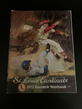 1972 St.  Louis Cardinals Souvenir Yearbook