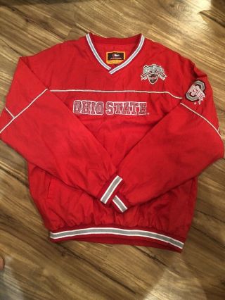 Colosseum Ohio State Buckeyes 2002 National Champions Pullover Jacket
