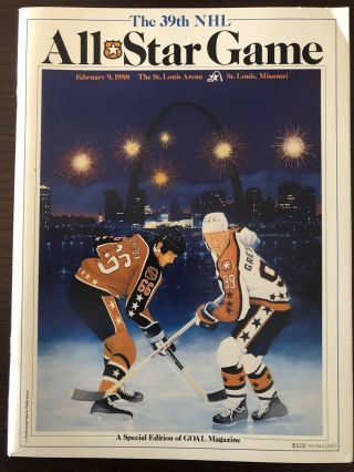 Nhl All Star Game Program 1988 St Louis