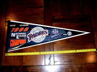 San Diego Padres 1998 National League Champions Full Size Pennant