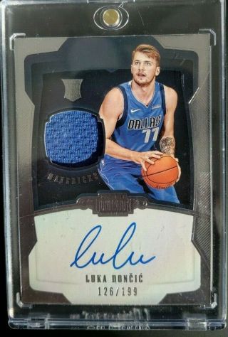 2018 - 19 Dominion Luka Doncic Rookie Patch Auto 126/199