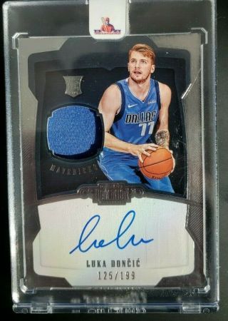 2018 - 19 Dominion Luka Doncic Rookie Patch Auto 125/199