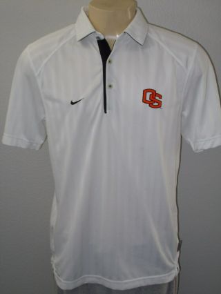 Oregon State Beavers Nike White Ncaa Team Polo Shirt Men Medium