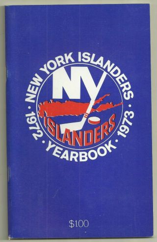1972 - 73 York Islanders Nhl Hockey Media Guide