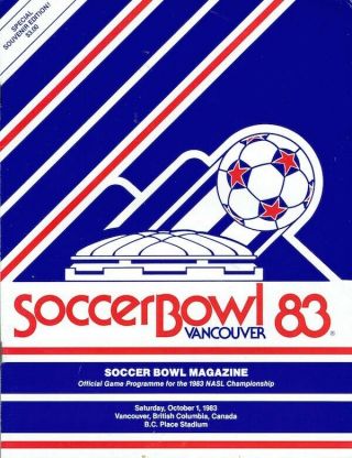 Soccer Bowl 1983 North American Soccer League Championship Game At Bc Place