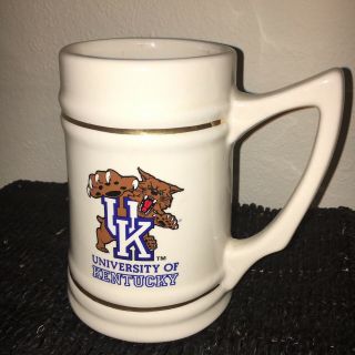 University Of Kentucky Wildcats Uk Beer Stein Mug Ncaa