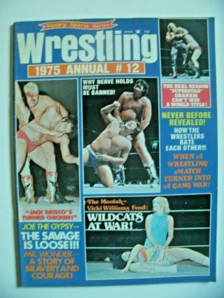 Victory Sports Series Wrestling 1975 Annual 12 Inoki Vs Singh Murdoch Vs Brisco