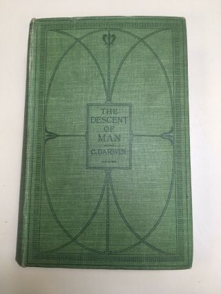 Charles Darwin “the Descent Of Man” 1901 Illustrated Edition
