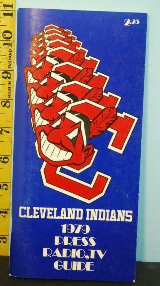 1979 Cleveland Indians Baseball Press Book