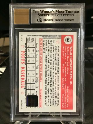 Willie Mays 2001 Topps Archives Reserve Rookie Reprint Refractor Authentic Auto 2