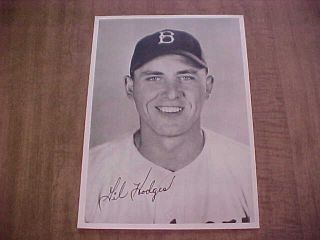 1949 Gil Hodges Brooklyn Dodgers Team Issued Photo Pack Picture