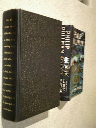 1ST EDITION - - PHILIP PULLMAN - - THE BOOK OF DUST VOLUME ONE - - HARDBACK,  COVER - GOOD 2