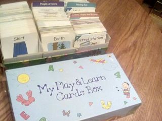 My Play And Learn Cards Box