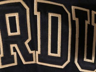 Purdue University Crewneck Sweatshirt Champion black adult Size Small stitched 3