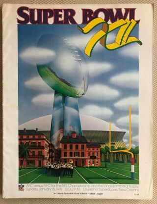 Bowl 12 Xii 1978 Official Game Program,  Cowboys - Broncos