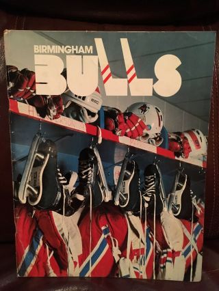 1976 - 77 Wha Birmingham Bulls Vs Winnepeg Jets Nilsson,  Hedberg,  Napier,  Nedoma