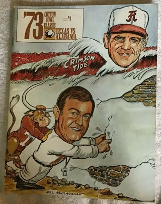 1973 Cotton Bowl Game Program