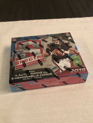 2019 Panini Spectra Nfl 1st Off The Line Football In Hand Ready To Ship