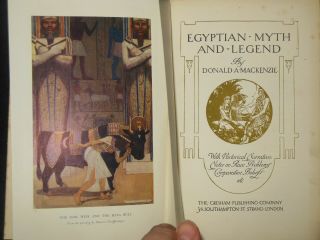 Egyptian Myth and Legend by Donald A Mackenzie - c1910 - Ancient History,  Egypt 3