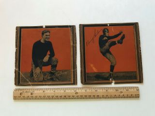 Ernie Nevers - Stanford And Benny Friedman - Michigan 1935 Wheaties Fancy Frames