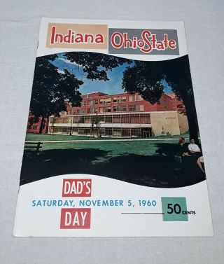1960 Ohio State Buckeyes Vs Indiana Ncaa Football Program